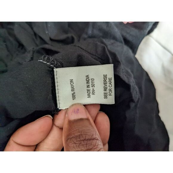 Feathers Romper Small Black Bell sleeve Floral Round neck Hippie Style Festival - Picture 7 of 9